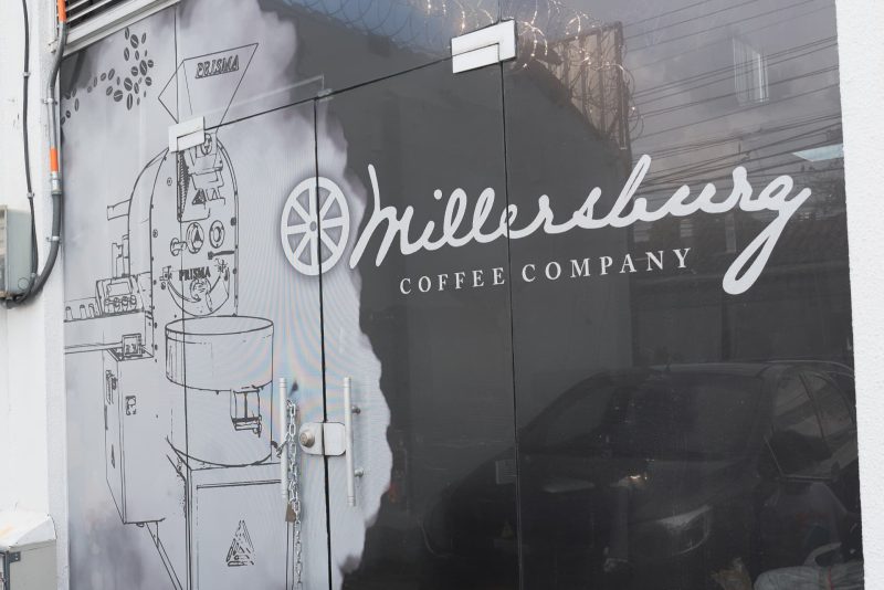 millersburg coffee company wall graphic